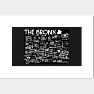 The Bronx Map Posters and Art